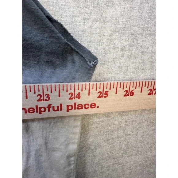 Raw Gear Shirt Mens XL Blue and White Sleeveless Crew Neck Tee Surf Beach - Picture 4 of 5